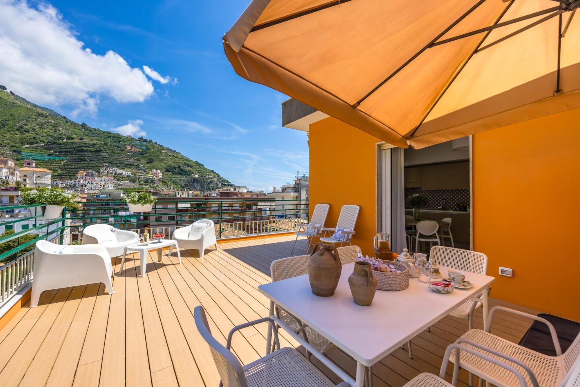 Apartament Le Terrazze Di Santa Tecla Maiori Zewnętrze zdjęcie