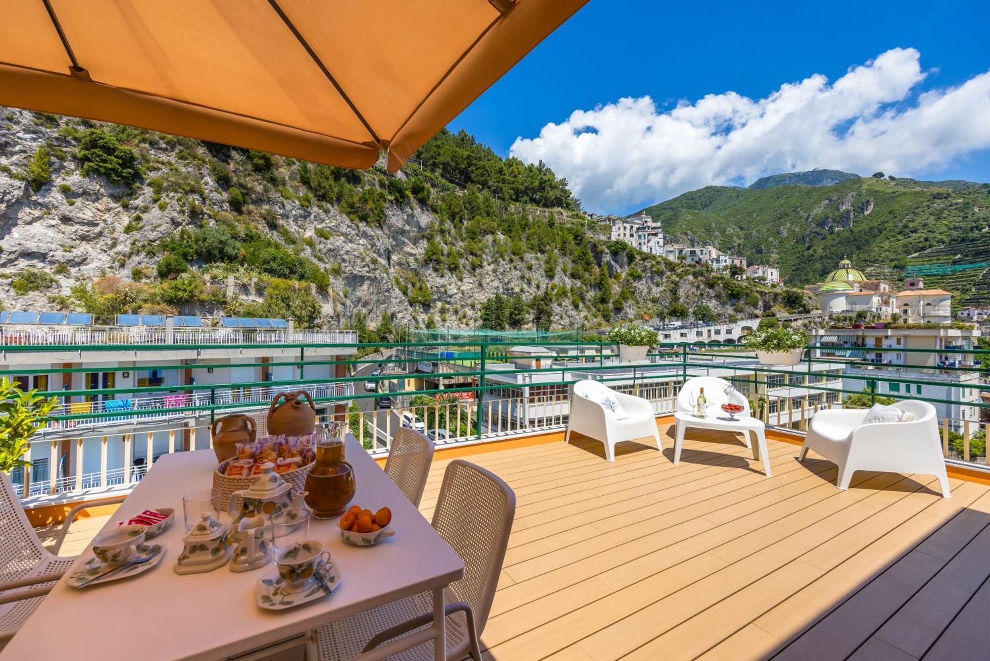 Apartament Le Terrazze Di Santa Tecla Maiori Zewnętrze zdjęcie